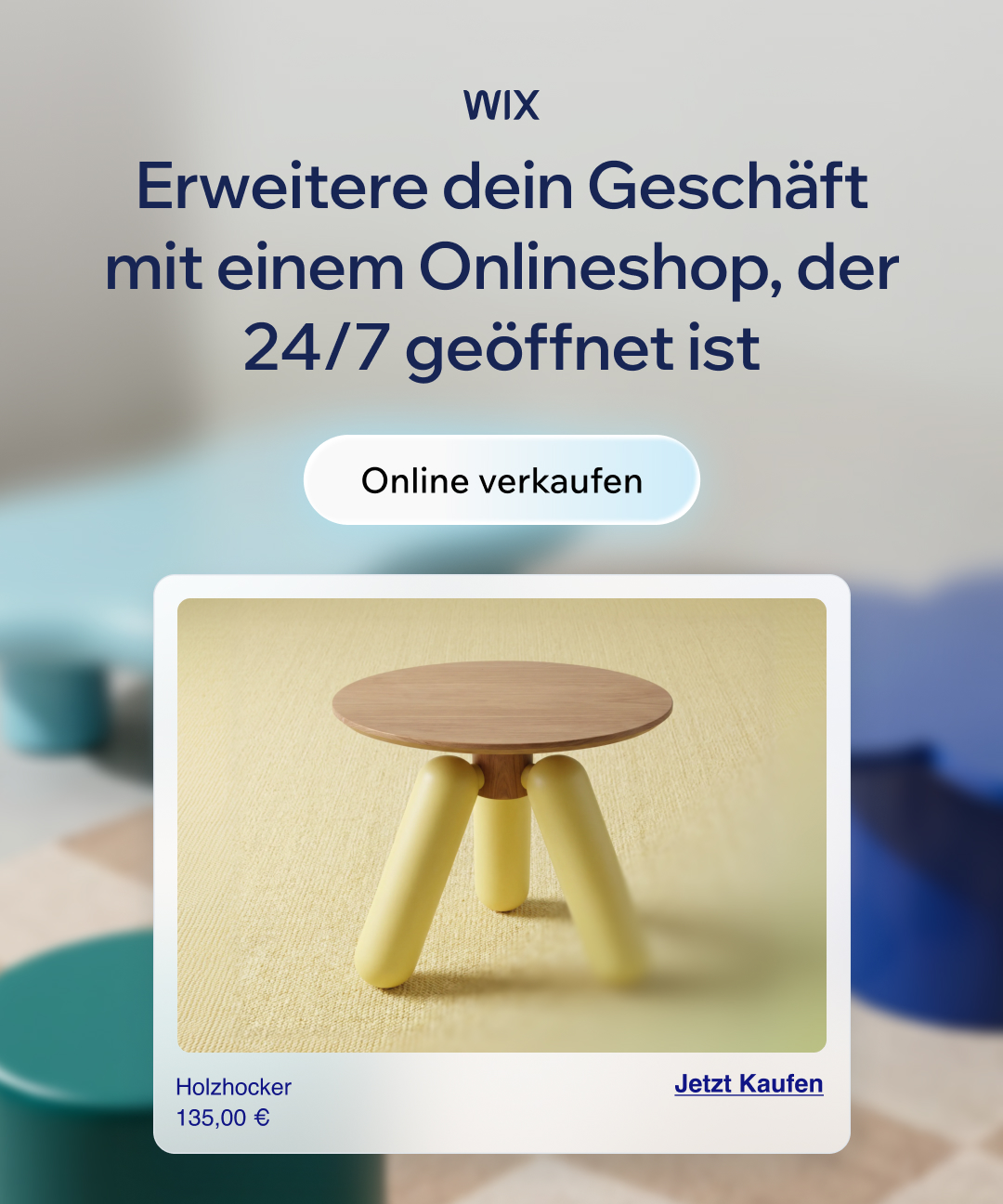Wix Facebook ad