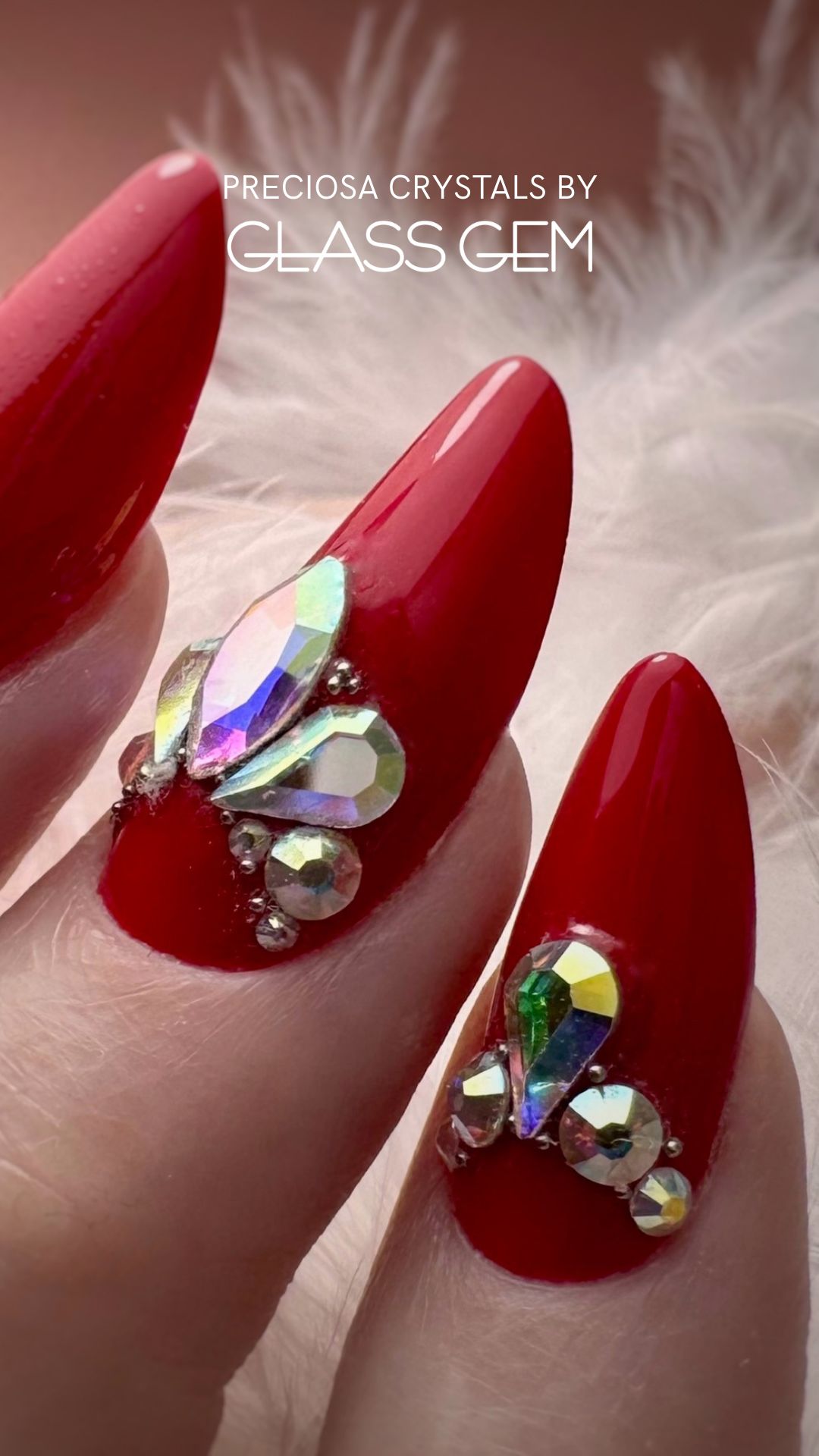 Glass gem Facebook ad from Sep 25, 2025