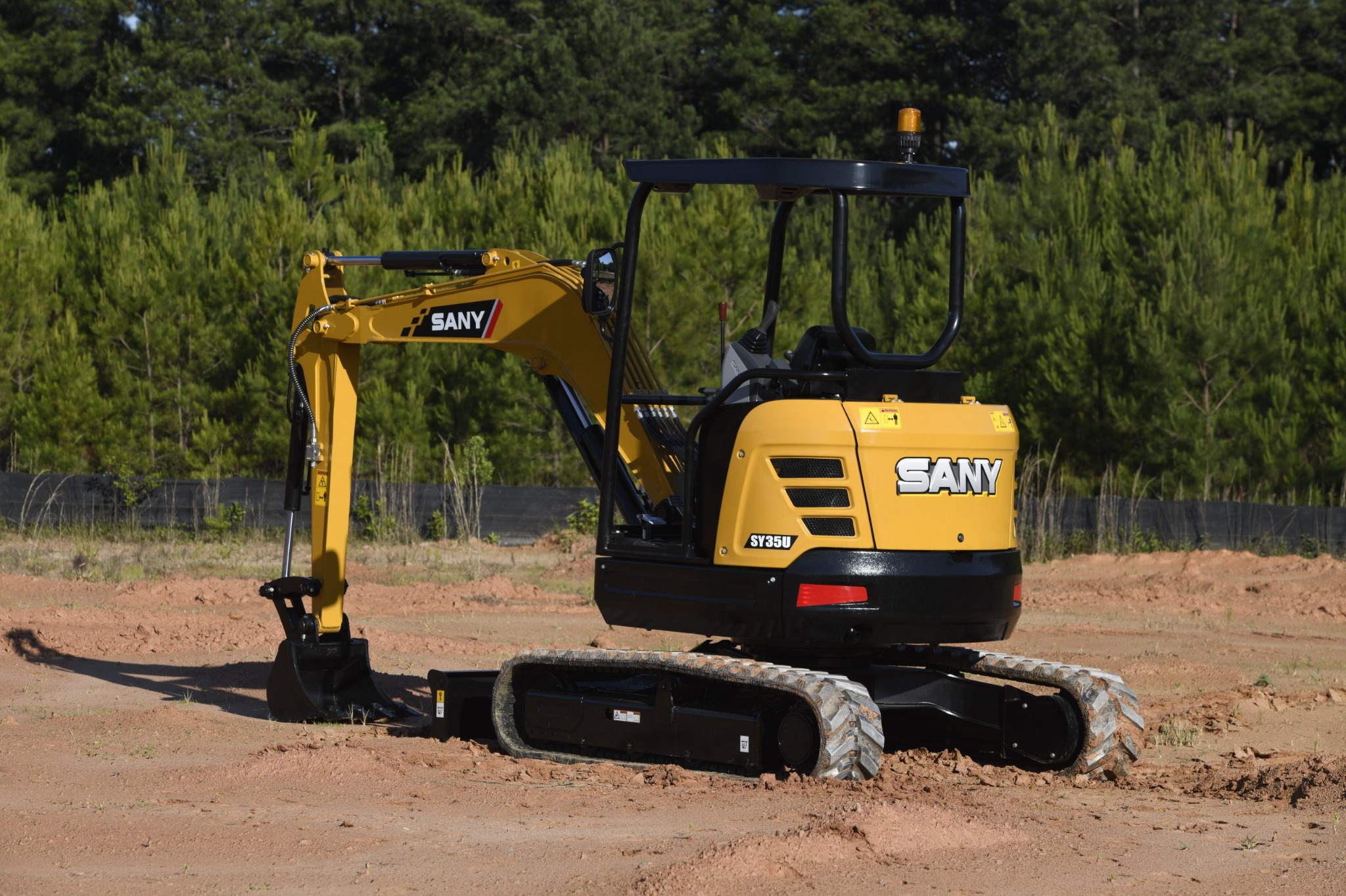 Landmark Equipment Facebook ad: Built to Move Your Business.