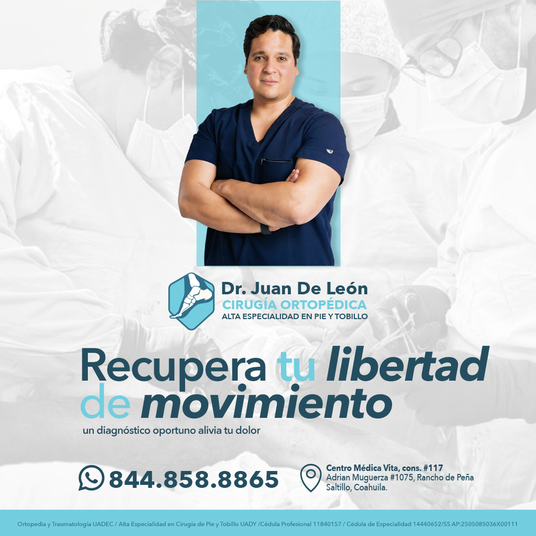 Dr. Juan Crisóstomo De León Facebook ad: ¡Recupera tu bienestar paso a paso!