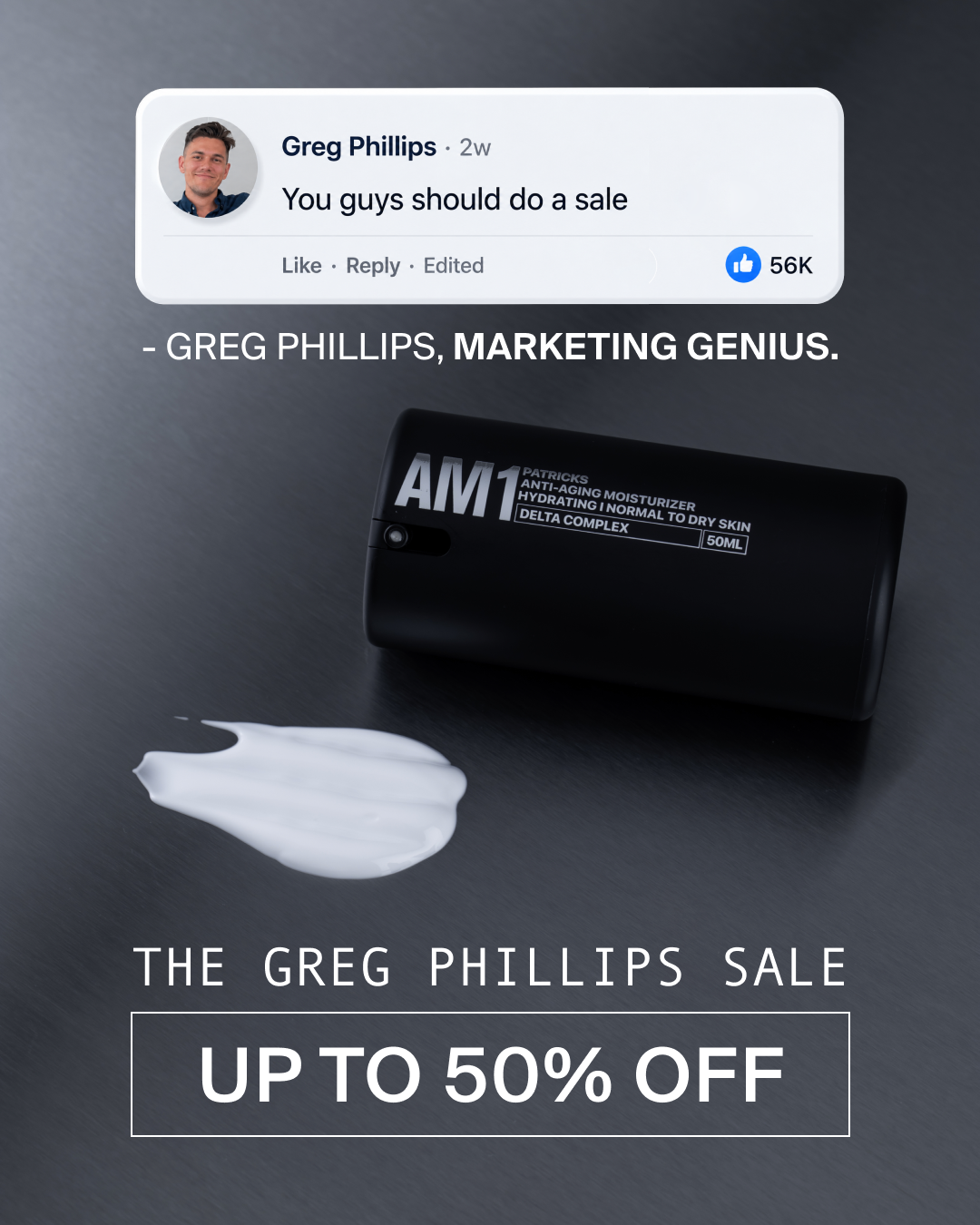 PATRICKS Facebook ad