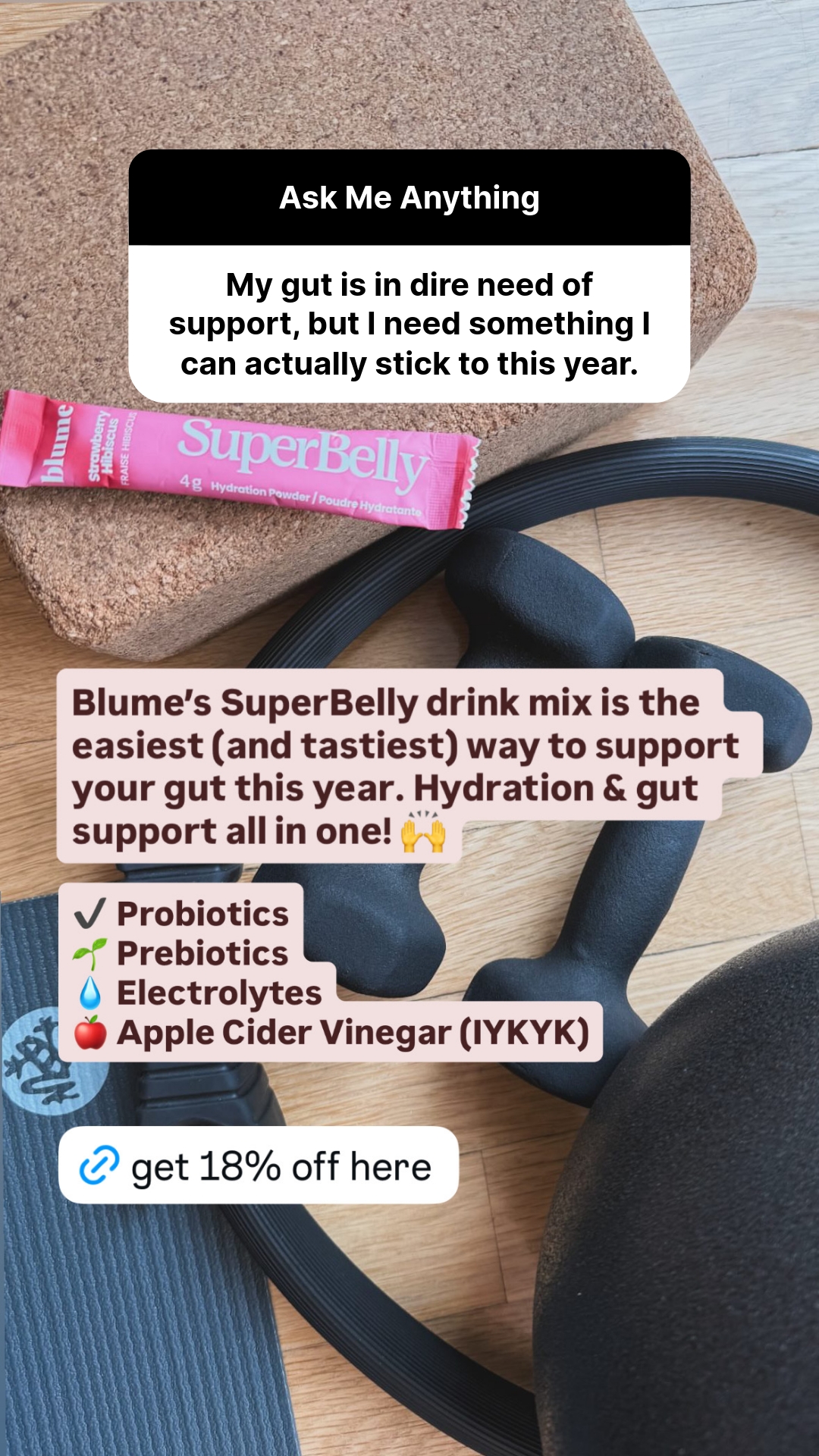 Blume Facebook ad