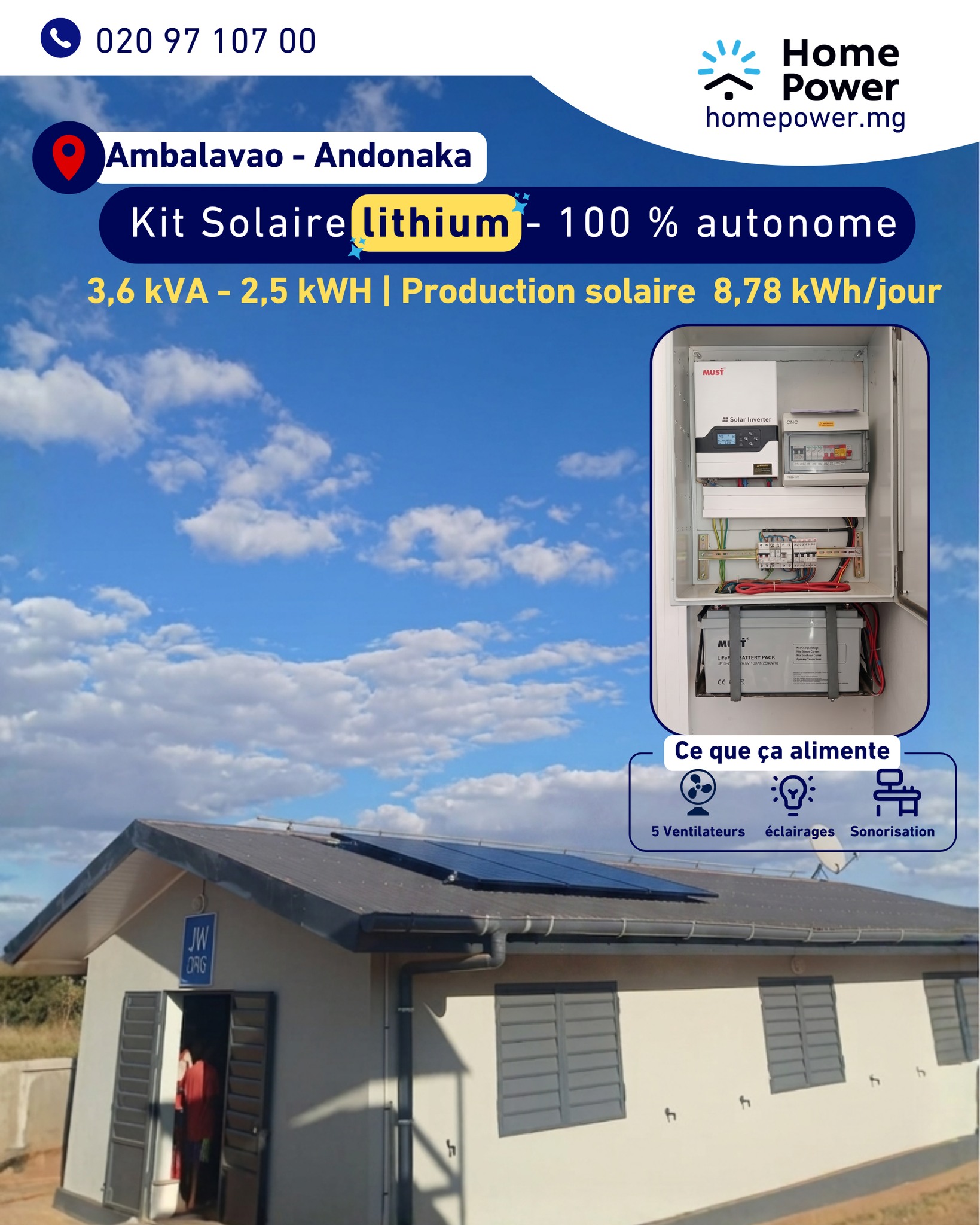 Home Power Madagascar Facebook ad