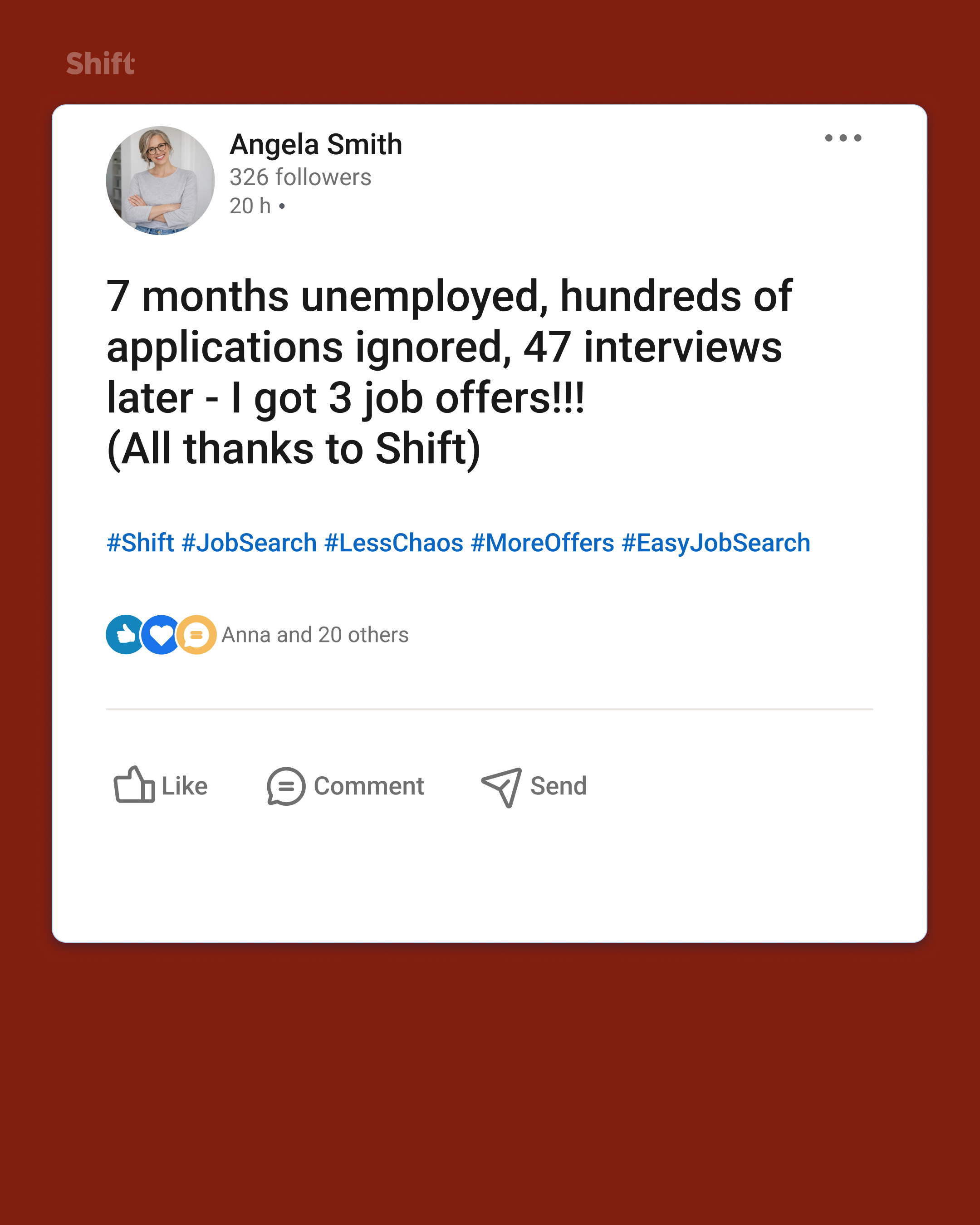 Shift - Transform Your Career Facebook ad