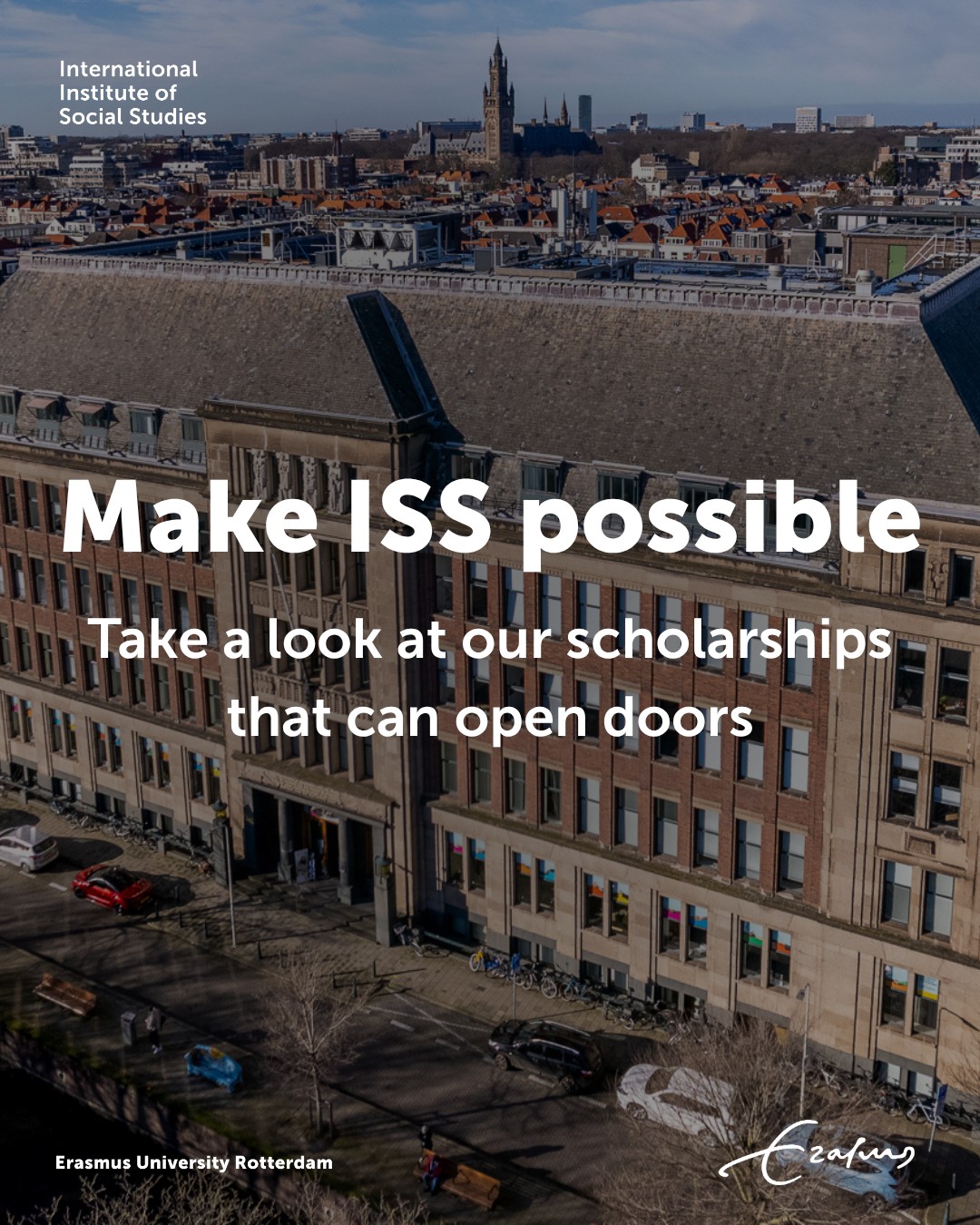 International Institute of Social Studies (ISS) Facebook ad: Need financial support for your MA?
