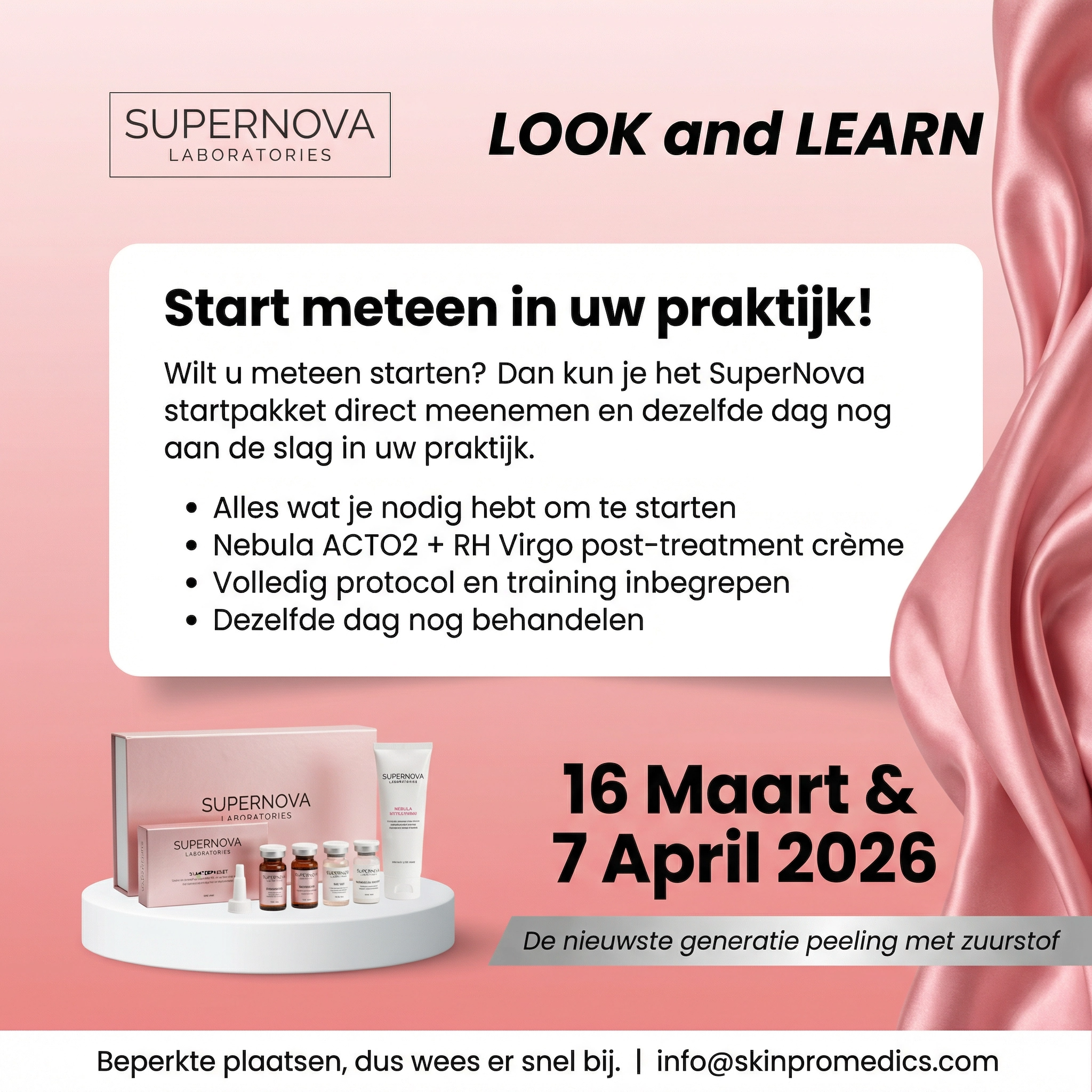 Skinpromedics - Benelux Facebook ad: De perfecte 'glass skin' glow in 10min