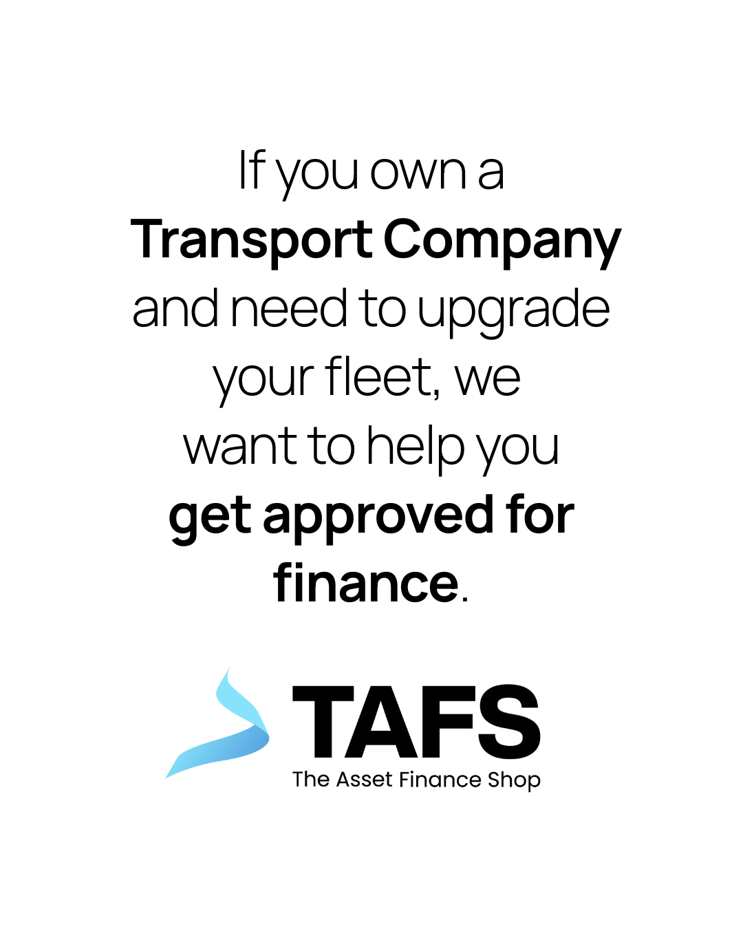 Asset Finance Shop Facebook ad