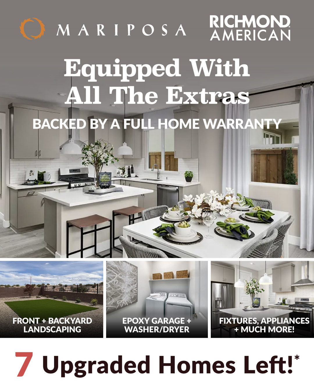 Mariposa New Mexico Facebook ad: 7 fully equipped move-in-ready homes remain at Mariposa!