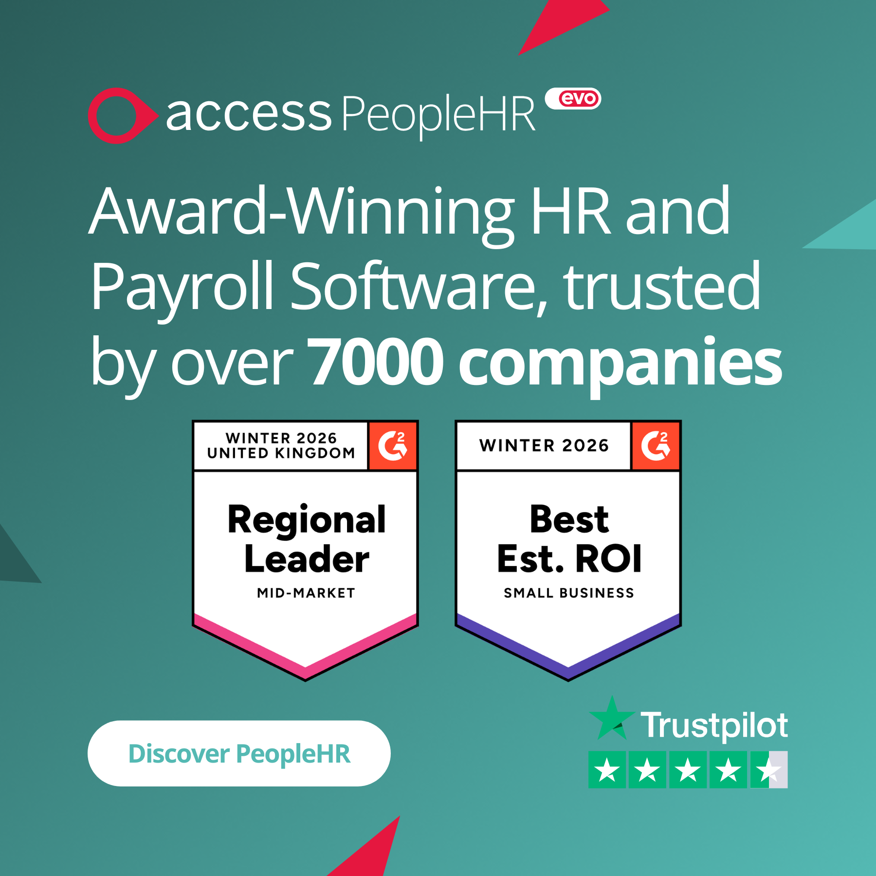 Access People HR Facebook ad: Discover how People HR can help you