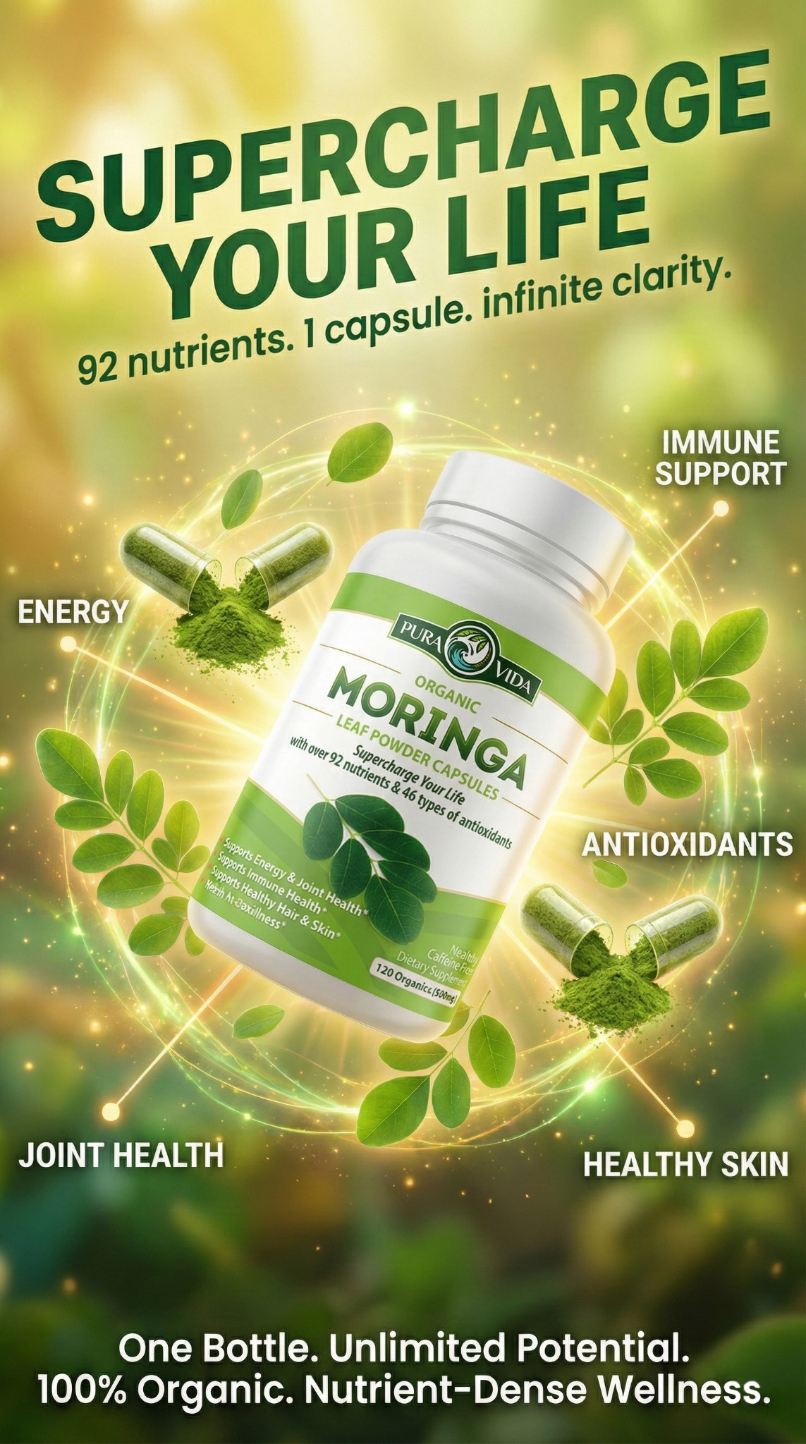 Pura Vida Moringa Facebook ad