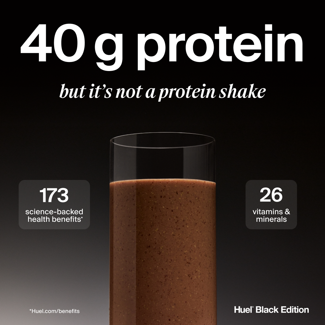 Huel Facebook ad