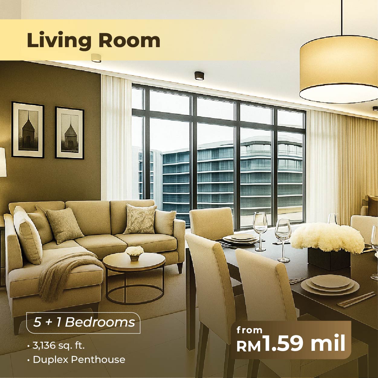 AraGreens Residences Facebook ad