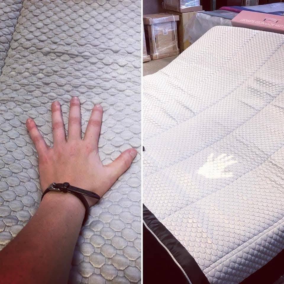 BoxDrop Mattress & Furniture of Waupaca Facebook ad: Hot Temps? Cooling Gel Mattress Equals Great Sleep!LOWEST…
