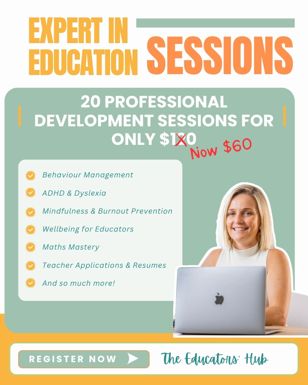 Teacher for a Day Facebook ad