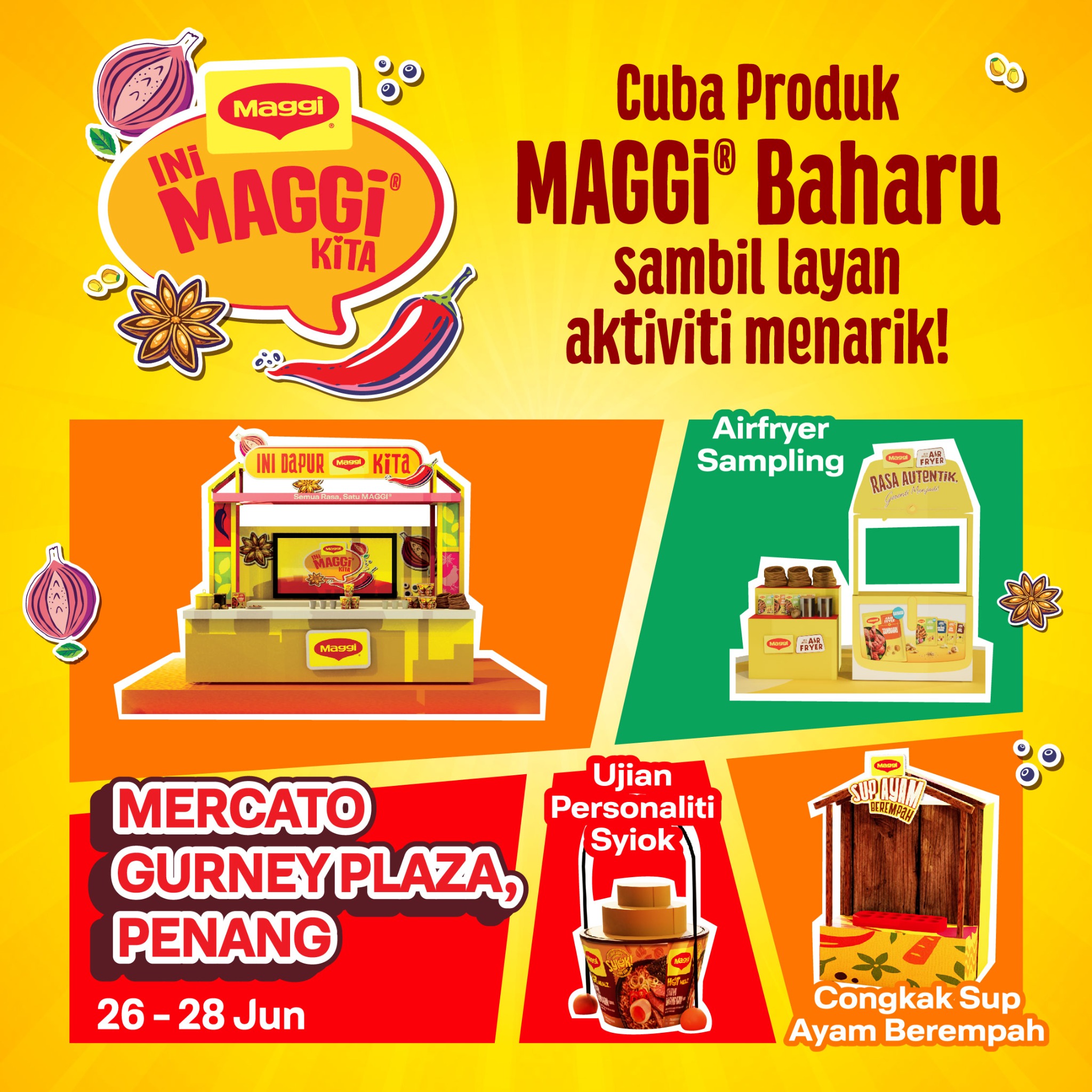 MAGGI Facebook ad: Karnival Ini MAGGI Kita kembali ke Penang!