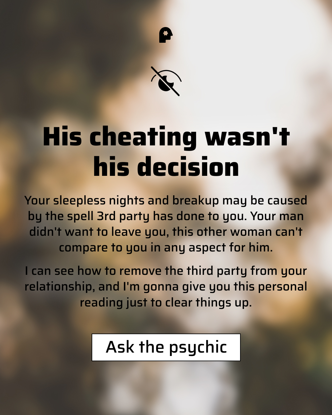 Your Relationship Advisor Facebook ad