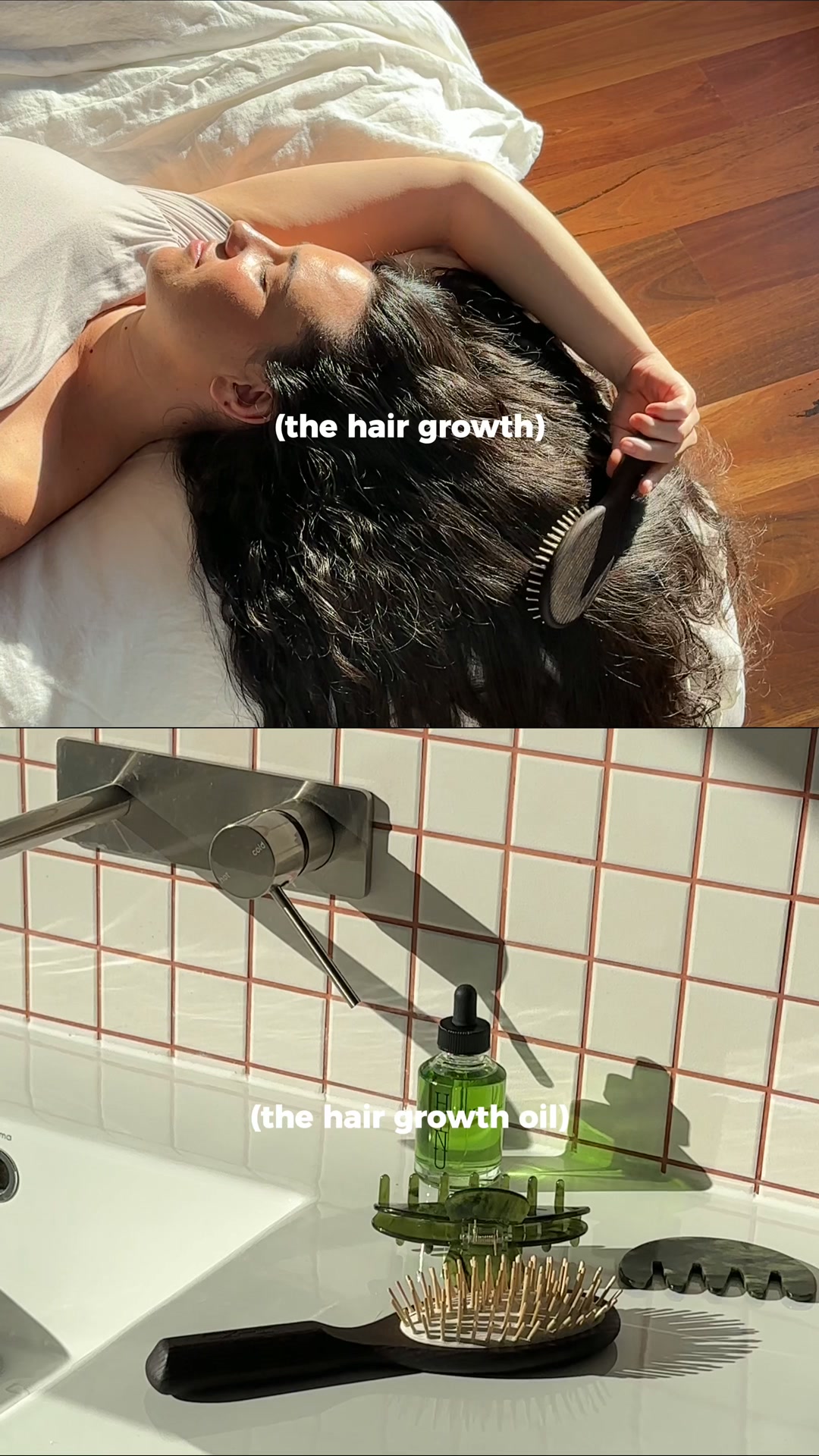 HINU Facebook ad: Feel the difference at the scalp