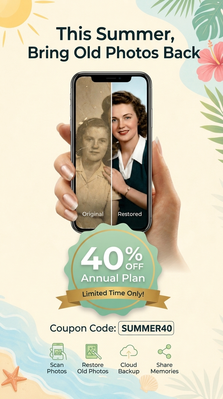Photomyne Facebook ad