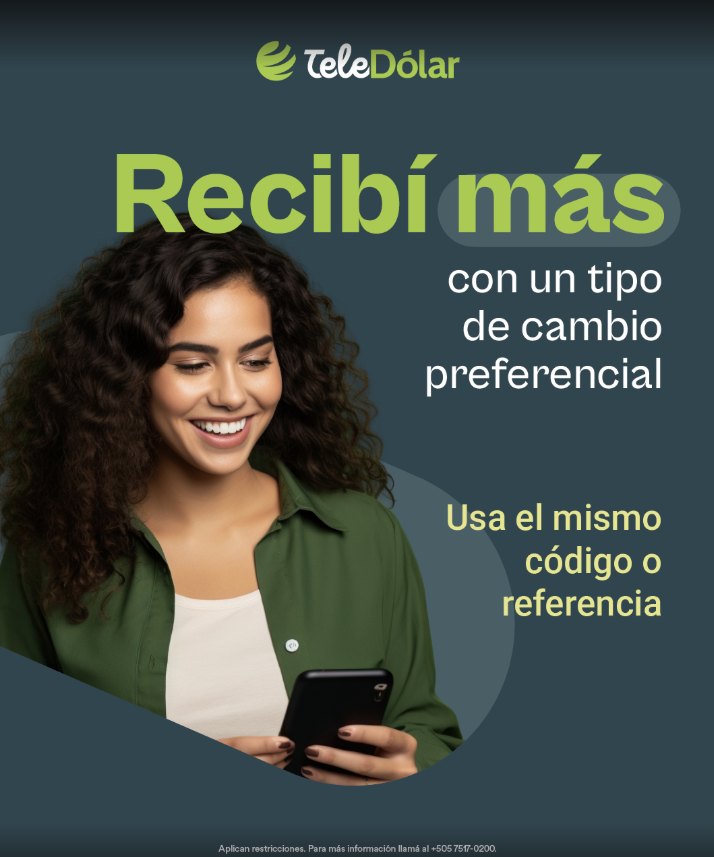 Teledolar Nicaragua Facebook ad: Somos una empresa líder en el cobro y…