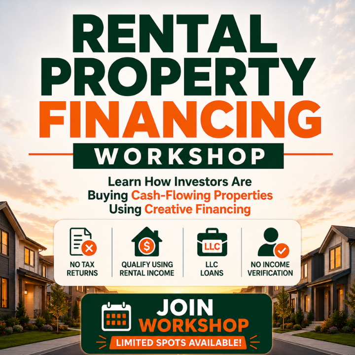 Demar Q Chapman, Mortgage Expert Facebook ad: Join Our Free Investor Financing Workshop!