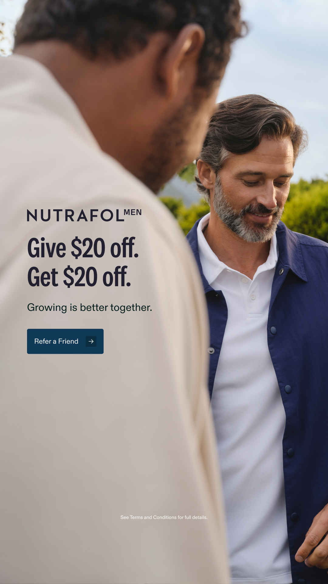 Nutrafol Men Facebook ad