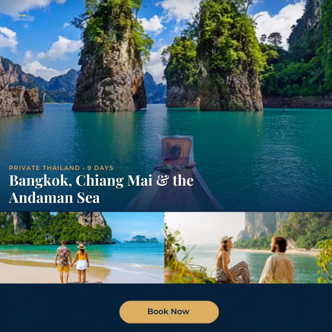 Memphis Tours Facebook ad: Thailand's 3 Best Regions, One Private Trip
