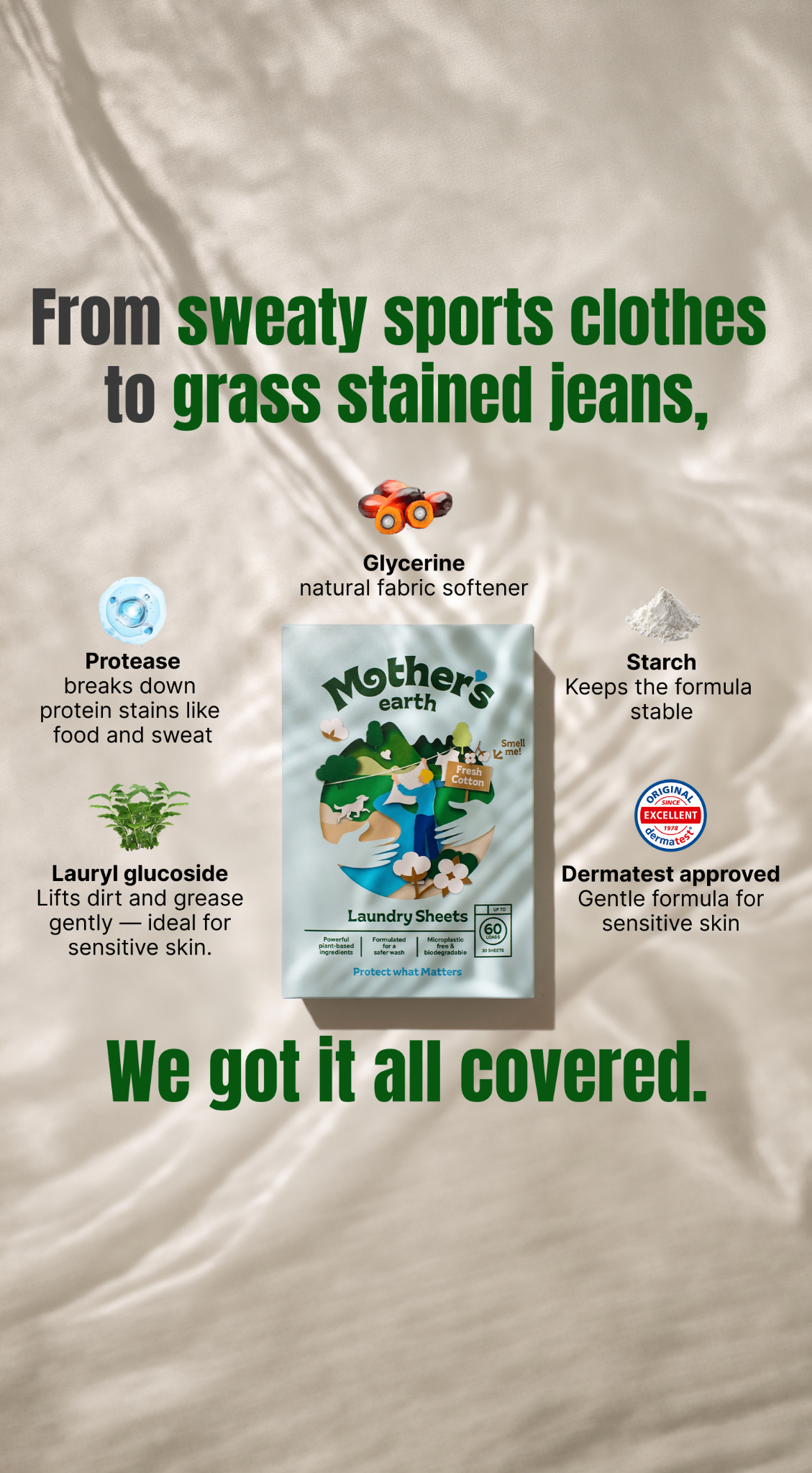 Mothers Earth Facebook ad