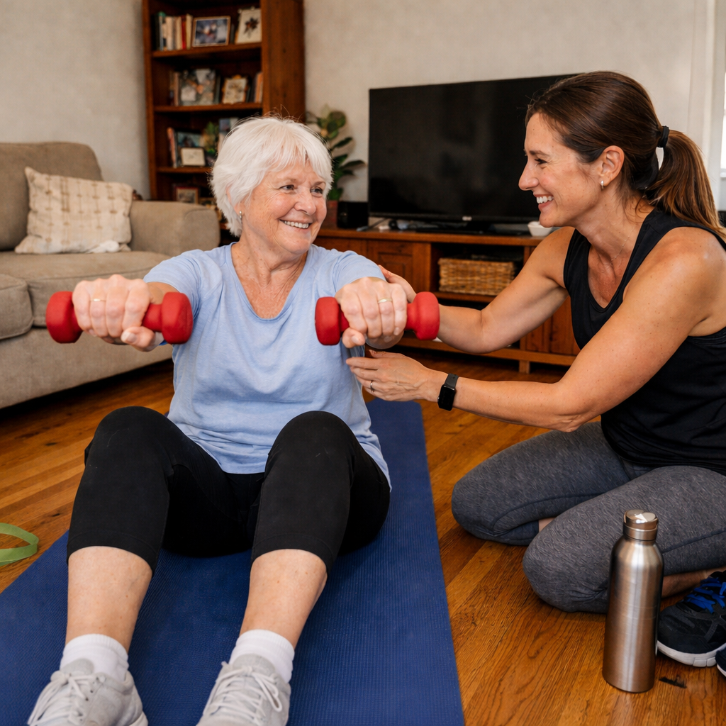 BodyBack South Africa Facebook ad: Toning & Mobility at Home