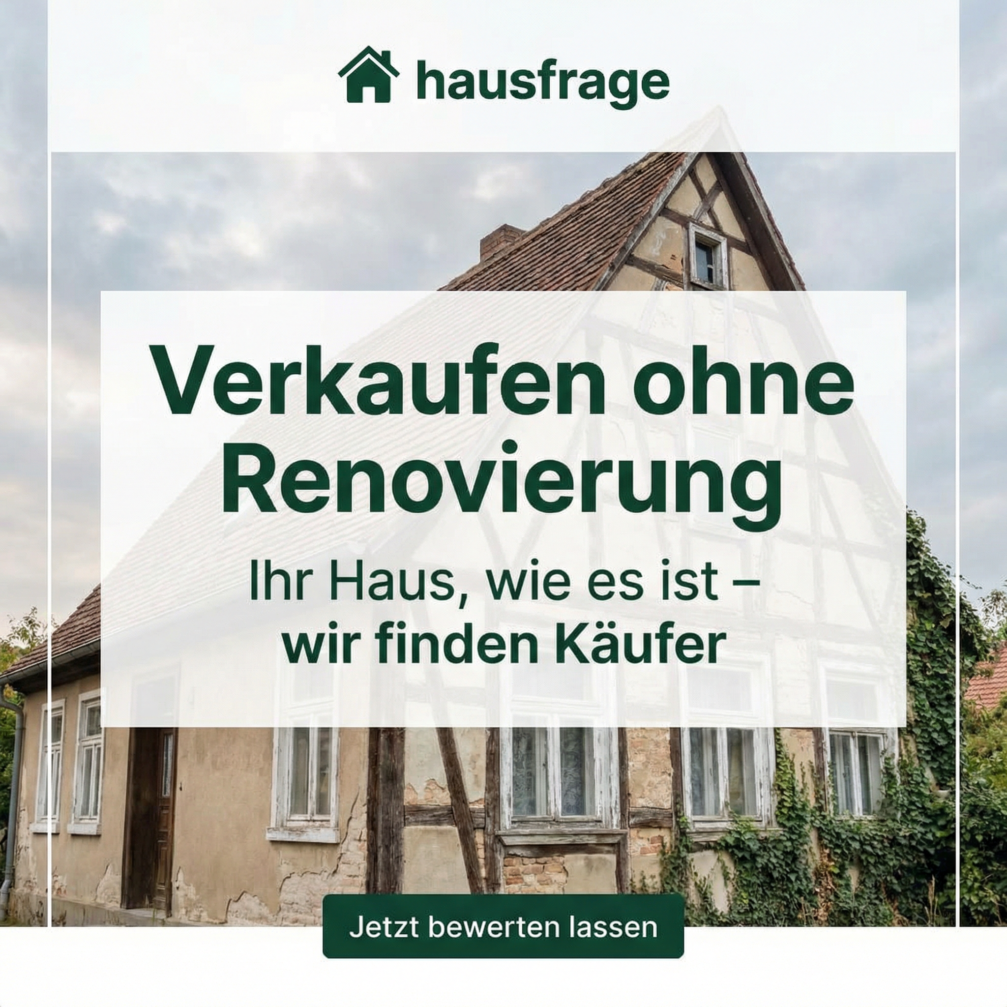 Hausfrage Facebook ad