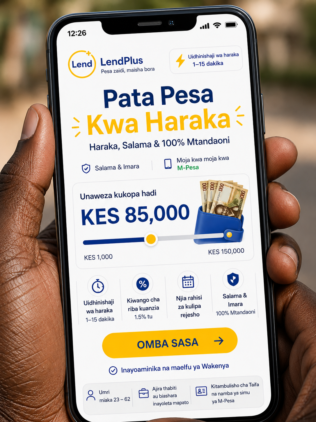 LendPlus - Kenya Facebook ad