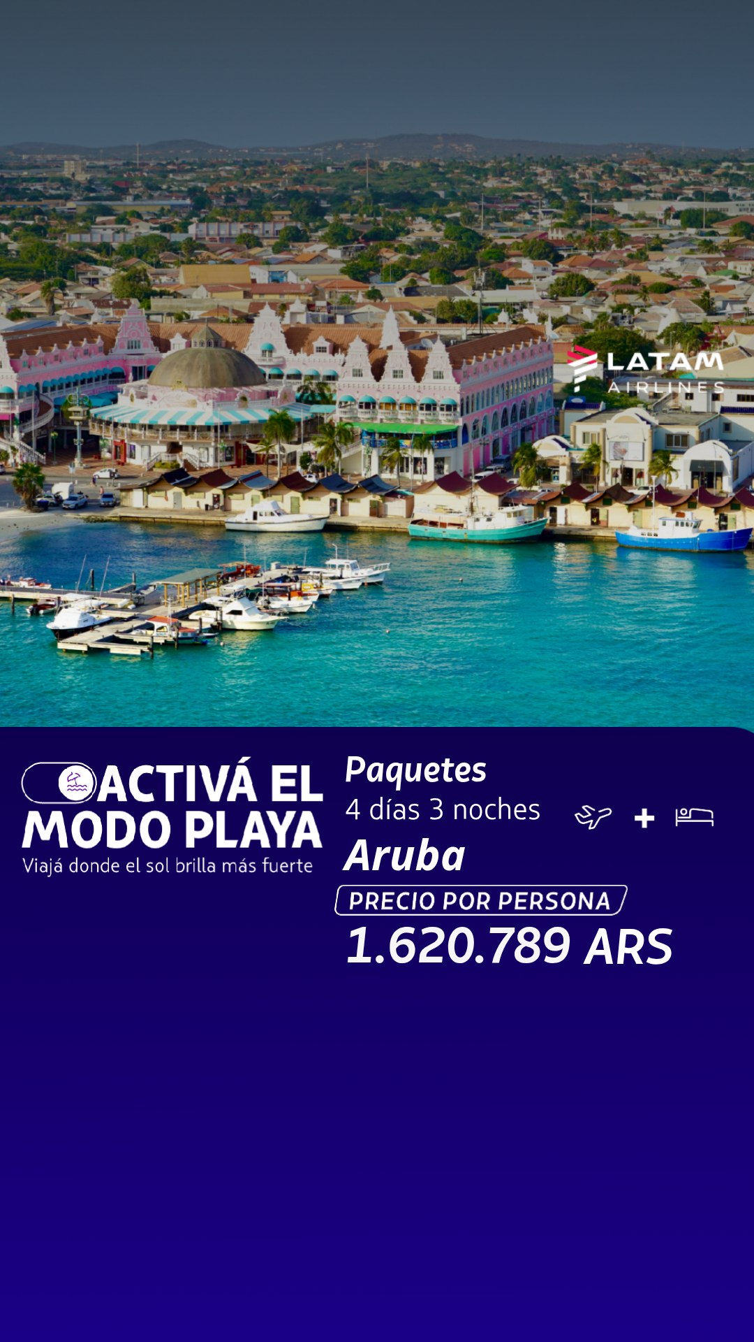 LATAM Airlines Facebook ad
