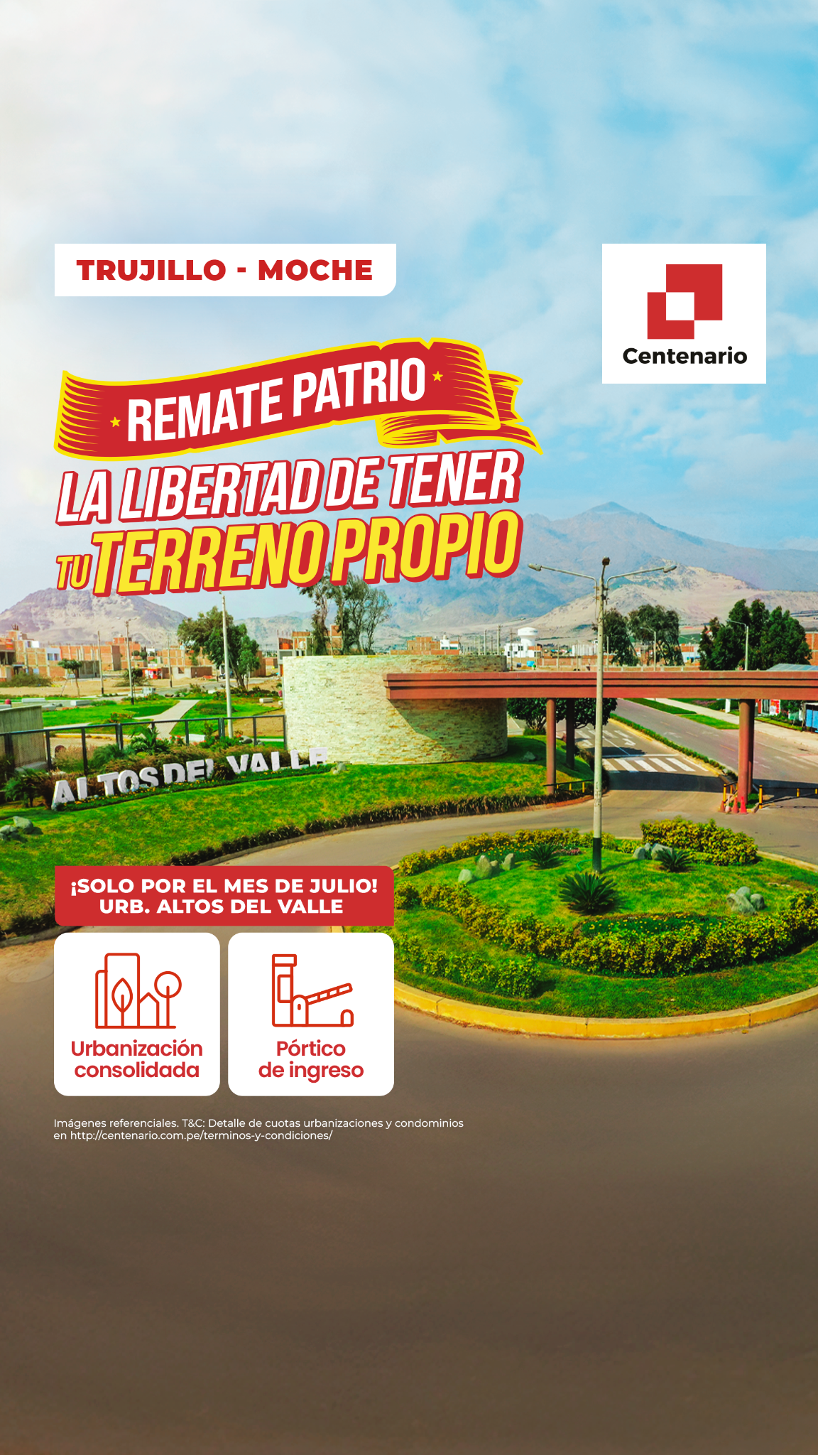 Centenario Urbanizaciones Facebook ad