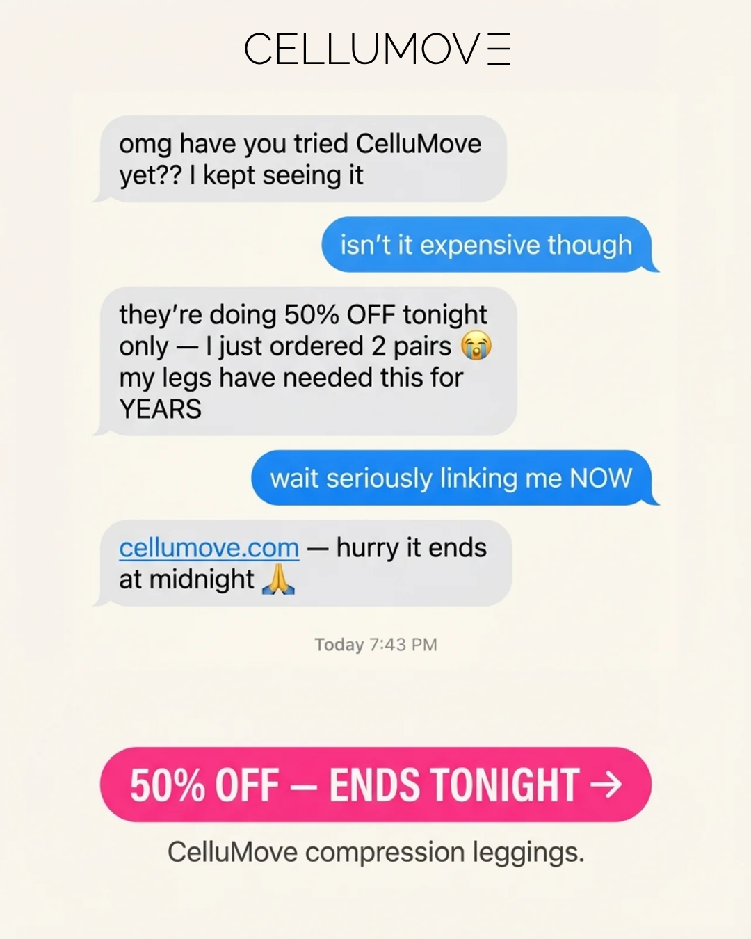 Cellumove Fitwear Facebook ad