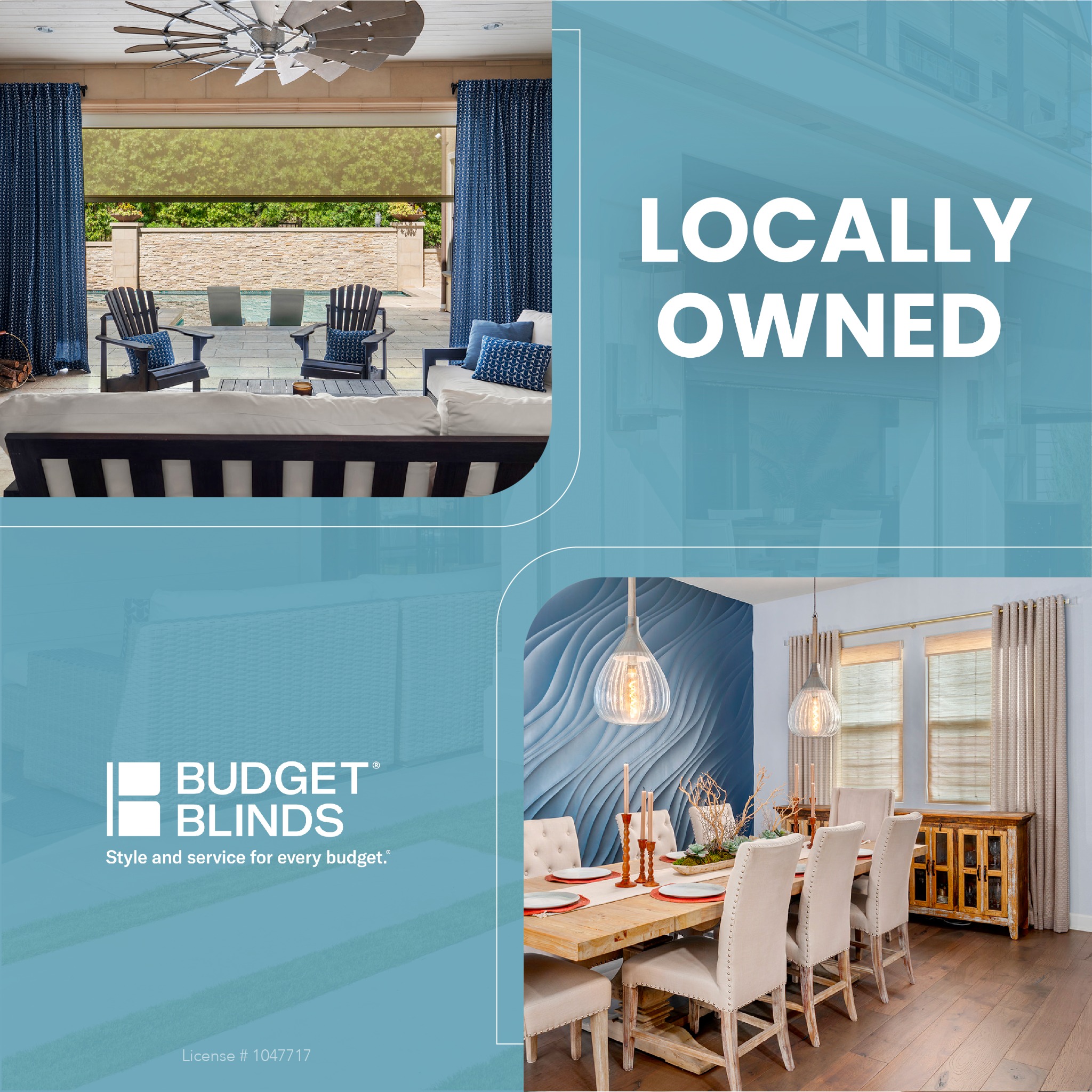 Budget Blinds of North County San Diego Facebook ad: Comfort & Privacy for Every Room