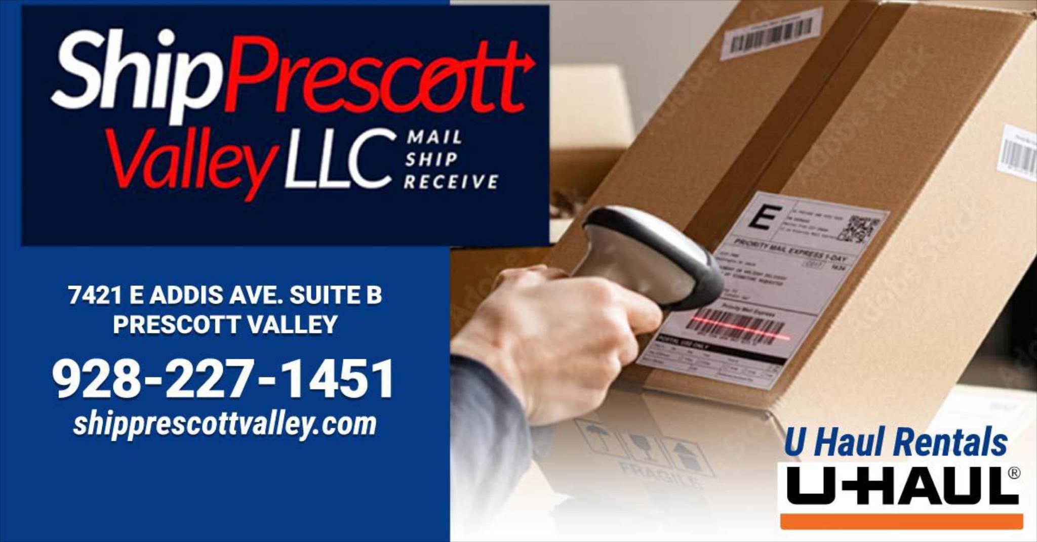 Ship Prescott Valley LLC Facebook ad: Click to Learn More