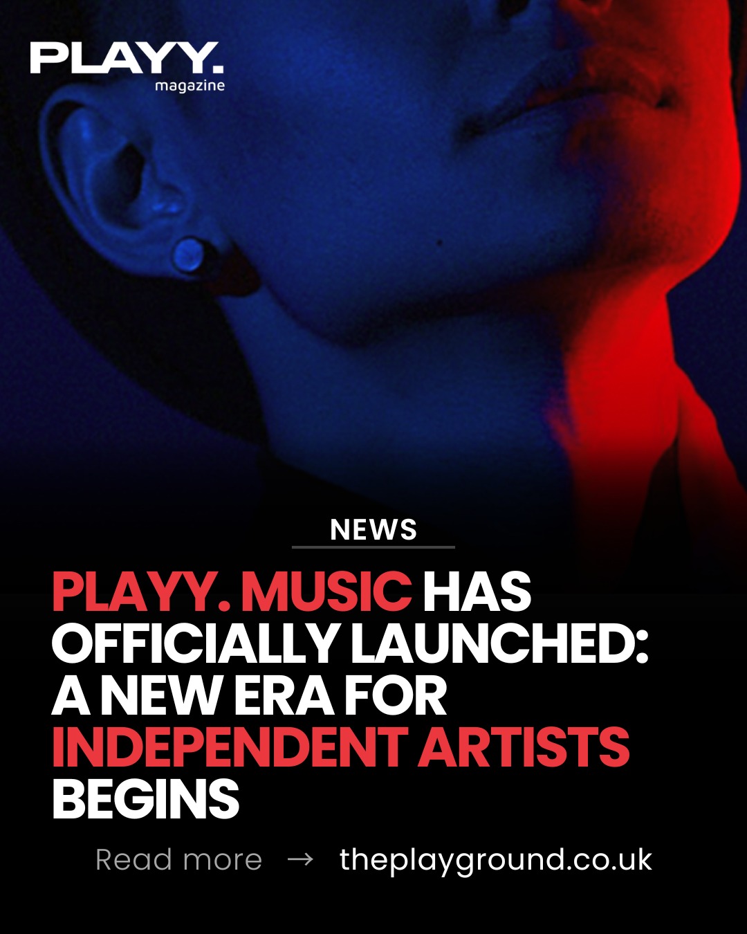 Dave Rave Facebook ad: Welcome to PLAYY. Music