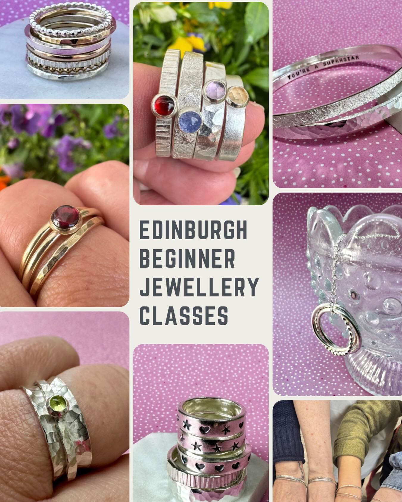 Ali Bali Jewellery by Alison Reid Facebook ad: Workshops In Edinburgh