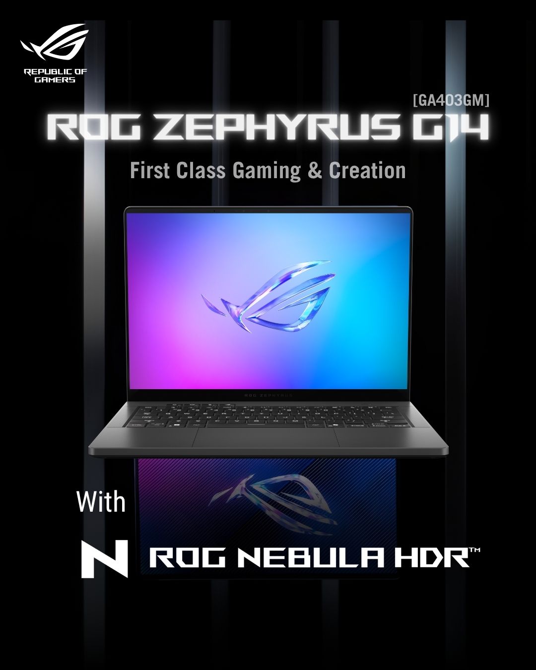ASUS Republic of Gamers Facebook ad: Layar ROG Nebula HDR di Zephyrus G14 bikin…