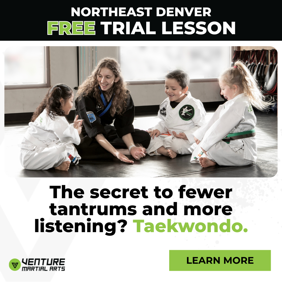 Venture Martial Arts - Highlands Ranch Facebook ad: Free Trial Taekwondo Class