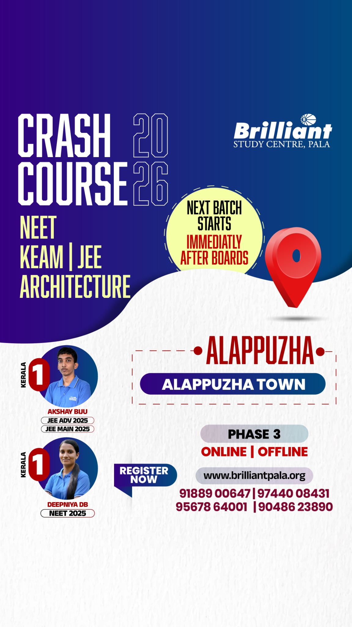 Brilliant Study Centre Pala Facebook ad