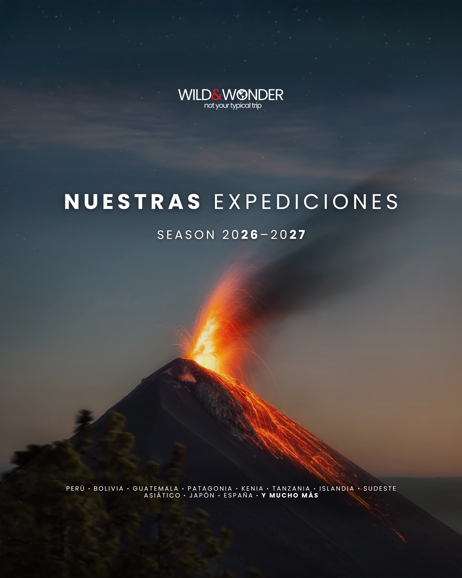 Wild & Wonder Facebook ad: Viajes grupales de autor por el mundo