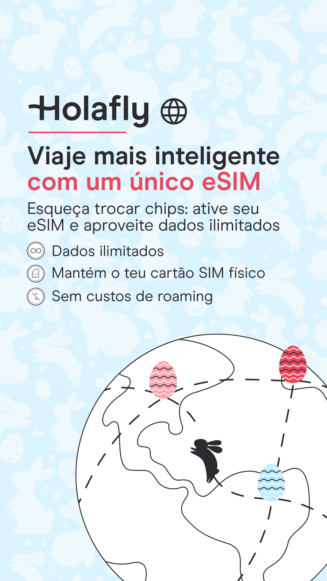 Holafly Portuguese Facebook ad