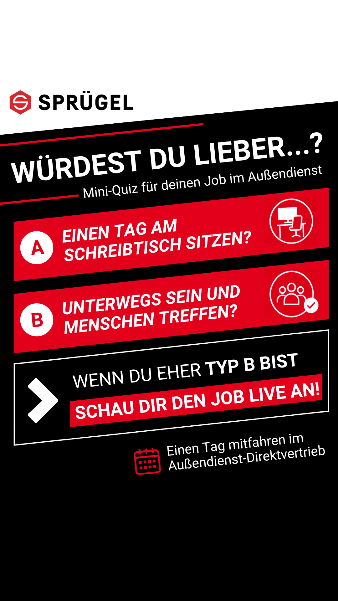 Dein neuer Karriereweg Facebook ad from May 19, 2026