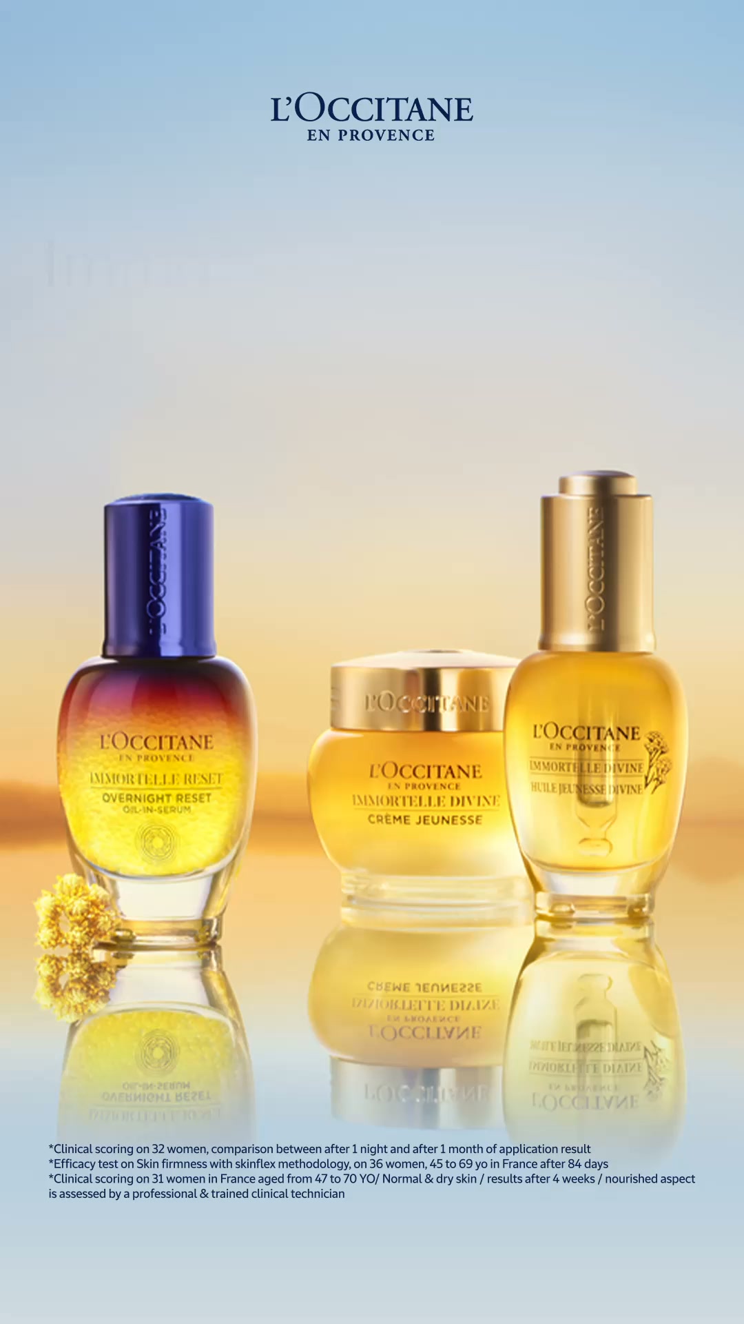 L'OCCITANE en Provence Facebook ad: 3 Steps to Nourished Skin