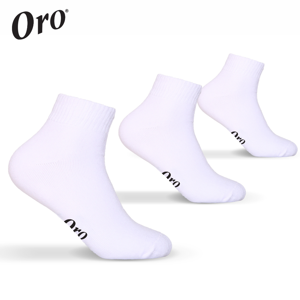 Oro socks Facebook ad: ORO Anti-Odor Men’s Sports Socks (3 Pairs), Free Size