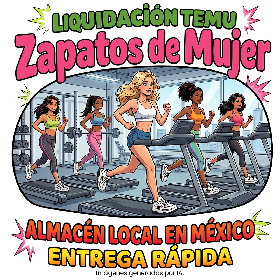 Temu Mexico Facebook ad: Rebajas en zapatos de dama
