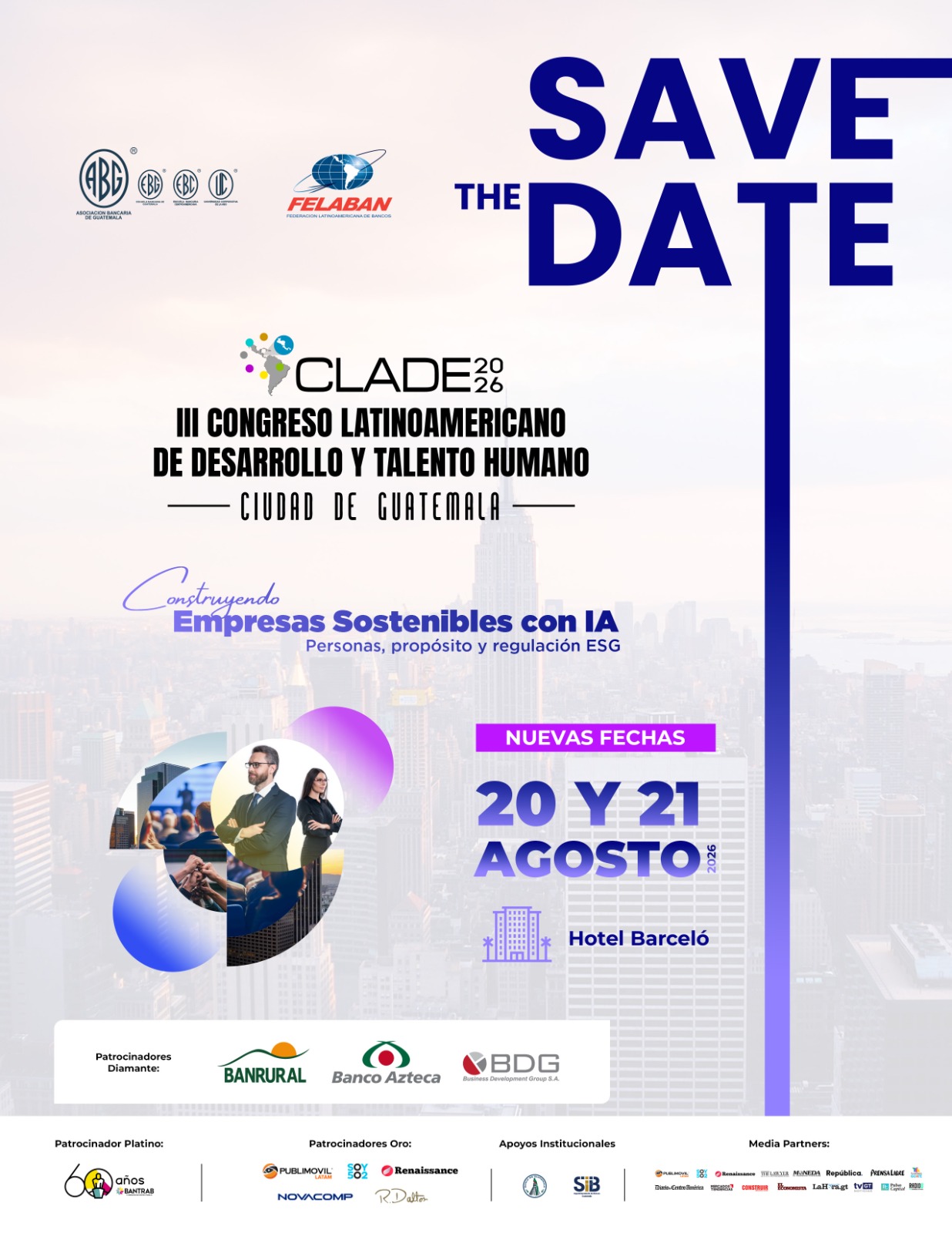 EBG - Maritza Velásquez Facebook ad: SAVE THE DATE | CLADE 2026