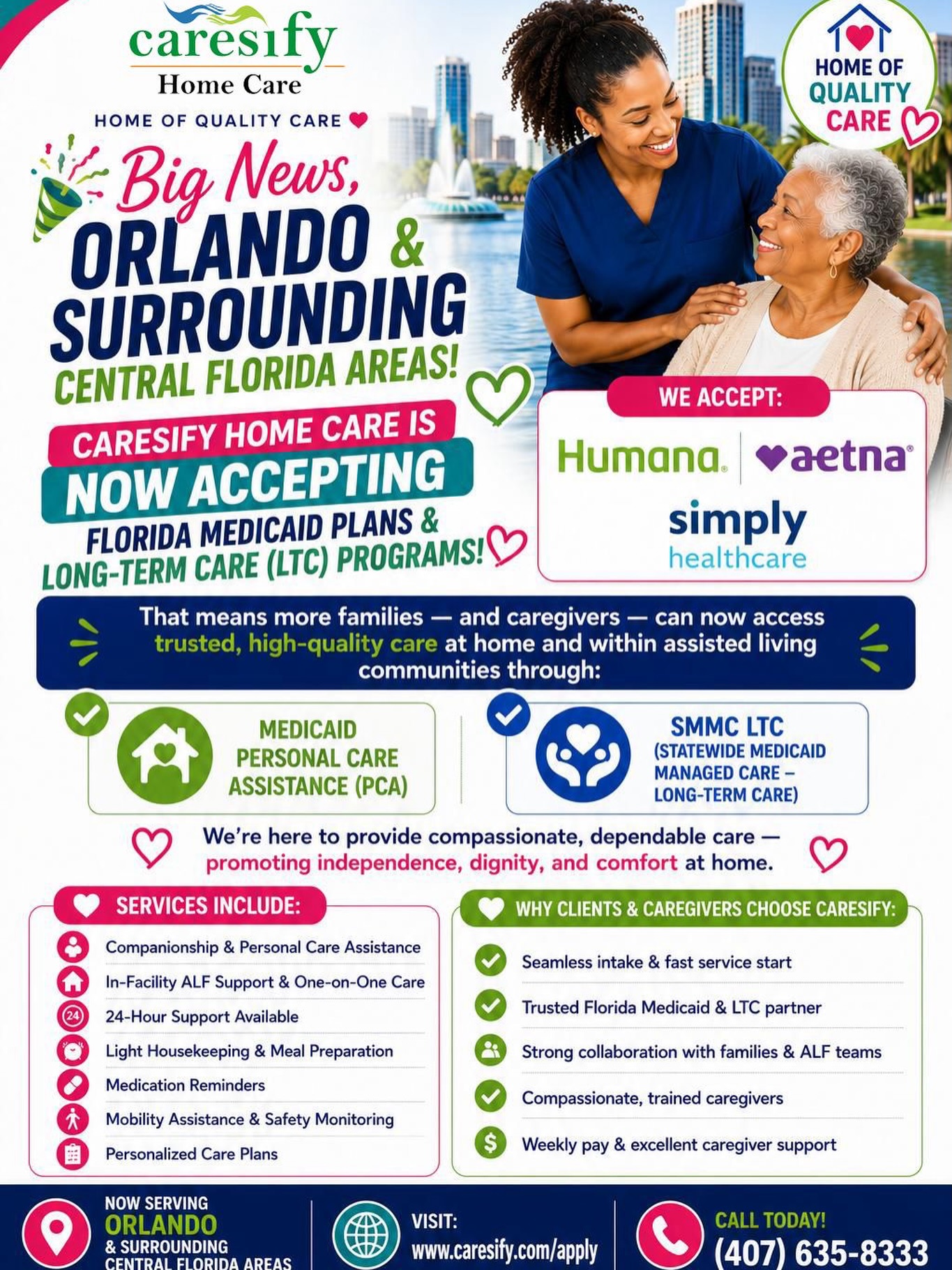 Caresify Home Care Facebook ad