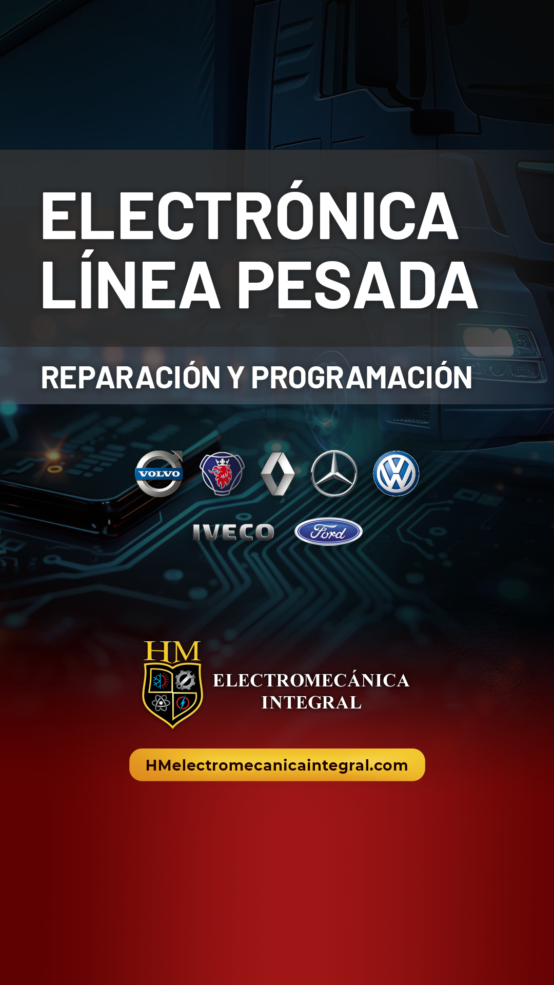 HM mecanica integral Facebook ad: Electromecánica integral para auto, camión y agro.