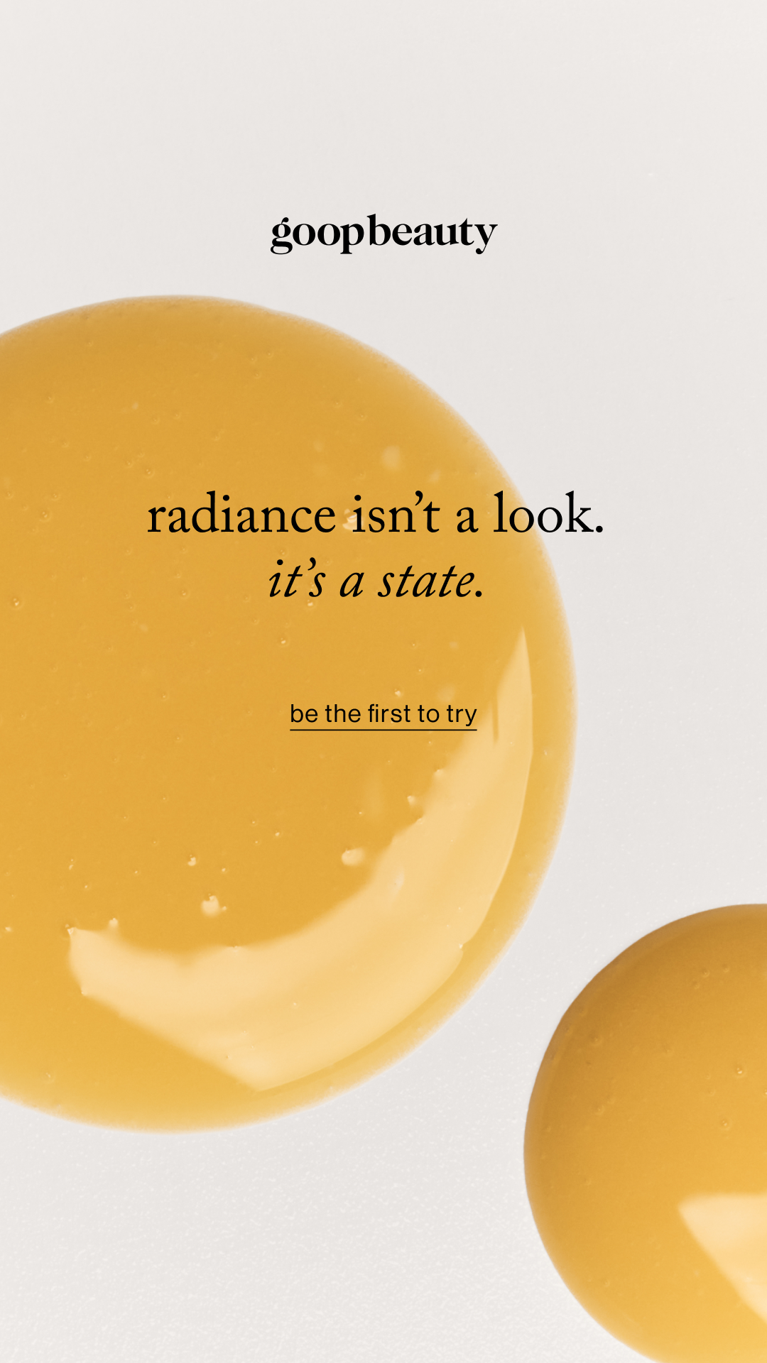 goop Facebook ad